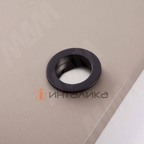 Ручка-раковина D40мм черный матовый (SH.02.D40.BLM) – 2