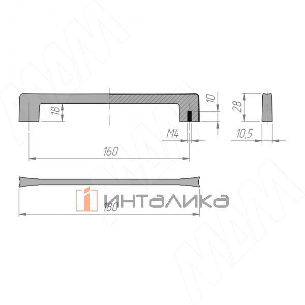 BAUNS Ручка-скоба 160мм золото матовое (C-2935.G77 RU) – 4