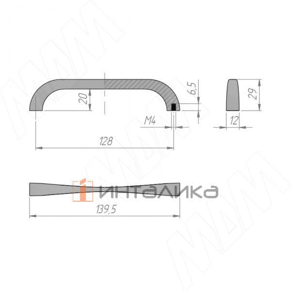 Ручка-скоба 128мм хром (BH.61.128.PC) – 2
