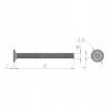 Превью Винт с плоской головкой под шестигранник, M6 X 65 (HXS M6 X65 FL MP) – 2