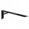 Превью Кронштейн складной 136х342 мм для деревянных полок, черный (2 шт.) (BRK342/BLACK) – 2