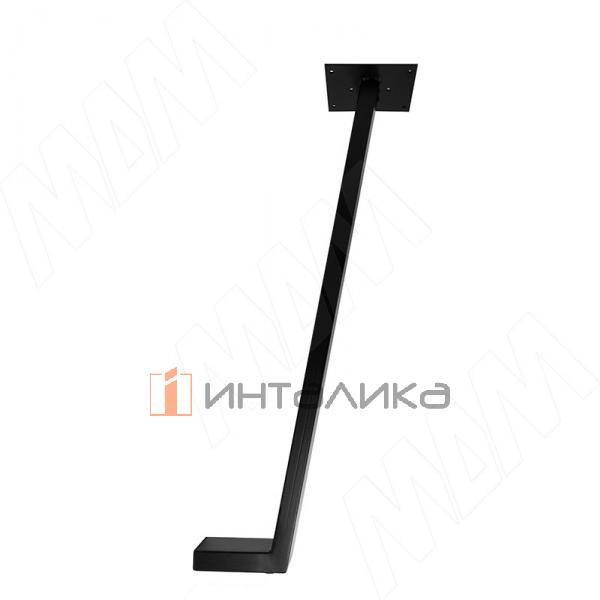 Валенсия опора для стола Г-образная, 60х30, H820+10 мм, черный (VL60X30/820 BLC) – 2