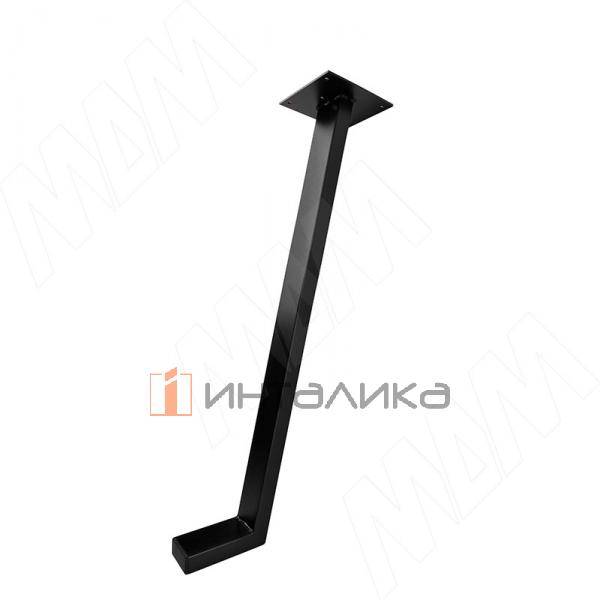 Валенсия опора для стола Г-образная, 60х30, H820+10 мм, черный (VL60X30/820 BLC) – 3