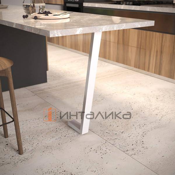 Валенсия опора для стола Г-образная, 60х30, H870+10 мм, белый (VL60X30/870 WT) – 5