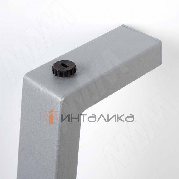 Валенсия опора для стола Г-образная, 60х30, H870+10 мм, хром матовый (VL60X30/870 CRM) – 3