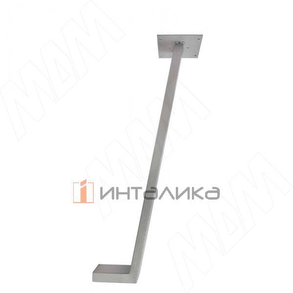 Валенсия опора для стола Г-образная, 60х30, H870+10 мм, хром матовый (VL60X30/870 CRM) – 2