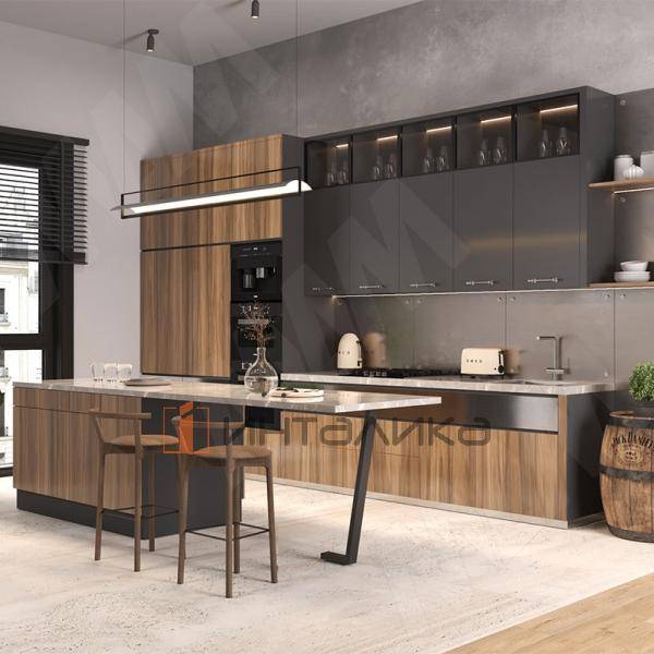 Валенсия опора для стола Г-образная, 60х30, H870+10 мм, черный (VL60X30/870 BLC) – 6