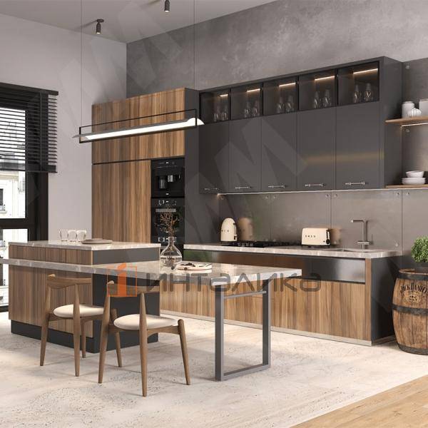 Севилья опора для стола П-образная, 60х30, H715+10 мм, графит (SV60X30/715 GR) – 6