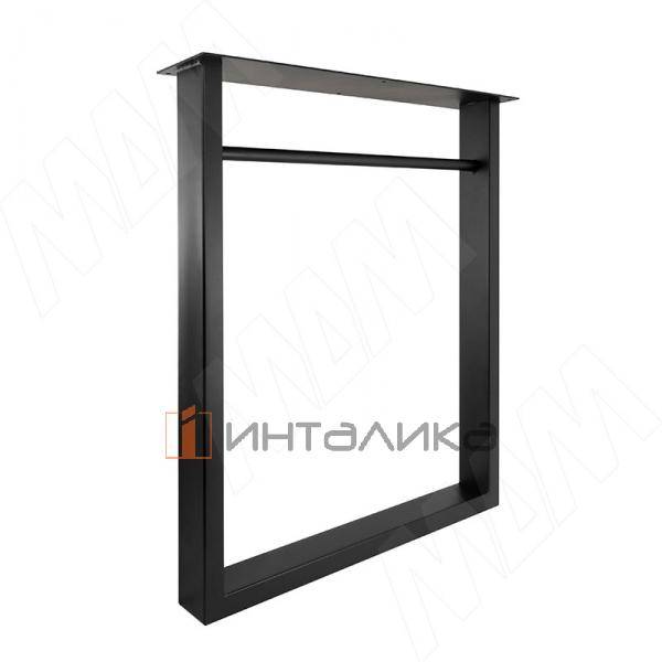 Севилья опора для стола П-образная, 60х30, H715+10 мм, черный (SV60X30/715 BLC) – 2