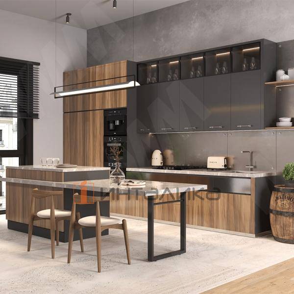 Севилья опора для стола П-образная, 60х30, H715+10 мм, черный (SV60X30/715 BLC) – 6