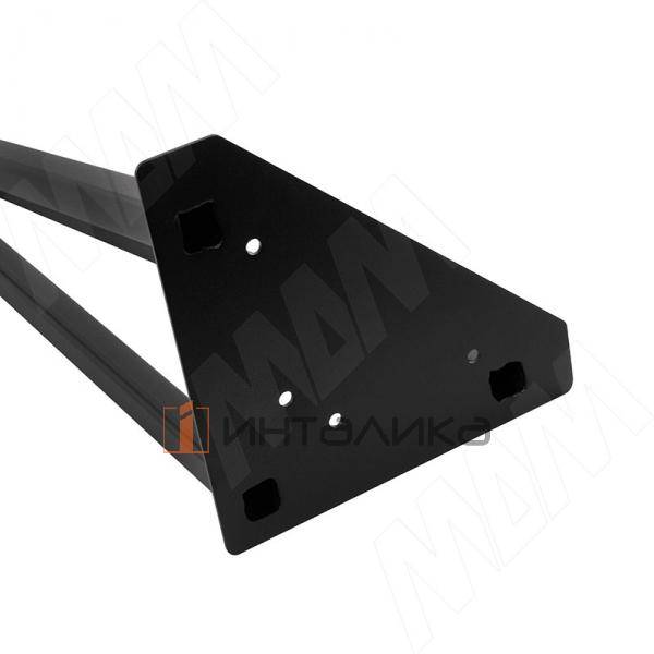 PIN опора для стола V-образная, 180х712+10 мм, черный (PIN180x715 BLC) – 3