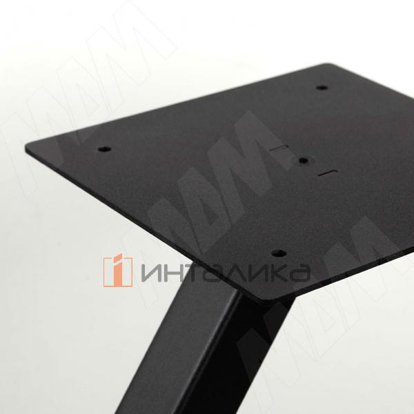 Лориш подстолье 700х400, H730+4мм, черный (RAL 9005, муар) (LO730X700X400 BLC) – 3