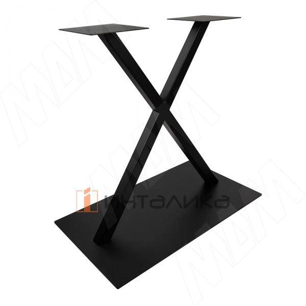 Лориш подстолье 700х400, H730+4мм, черный (RAL 9005, муар) (LO730X700X400 BLC) – 2