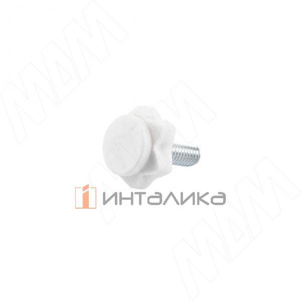 Ножка мебельная, М6 Х 18, белая (PI05.M6X18.WH) – 2