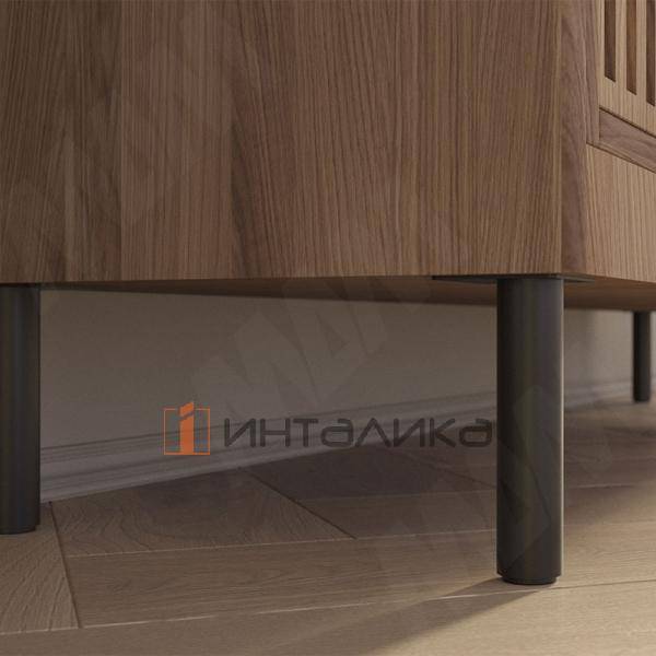 Опора декоративная Н100+10мм черный матовый (ADJ19.100.BL) – 3