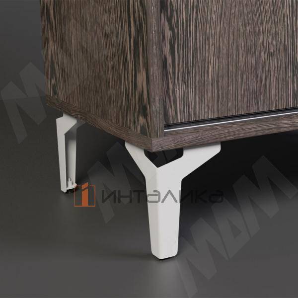 Опора декоративная Н150+10мм белый матовый (ADJ14.150.WHT) – 3