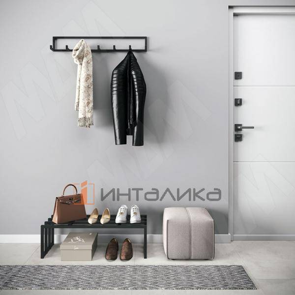 Металлокаркас-обувница 800x290x250мм черный (RAL 9005, муар) (MF.04.800x250.BLC) – 3