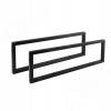 Превью Металлокаркас-рамка для раковины 200x600x20мм черный (RAL 9005, муар), две рамки (MF.18.200x600x20.BLC) – 1