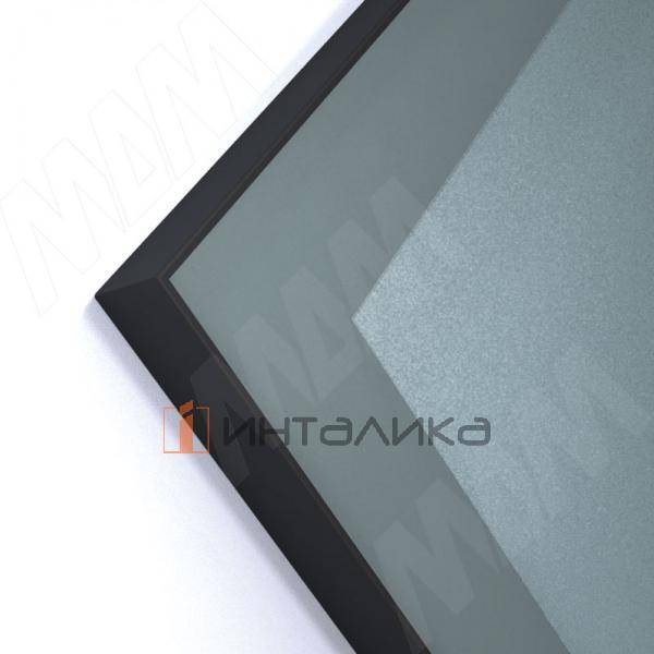 INTEGRO Профиль рамочный широкий, под наклейку, 45х19х1, черный, L-3000 (IN09130A-S3) – 3