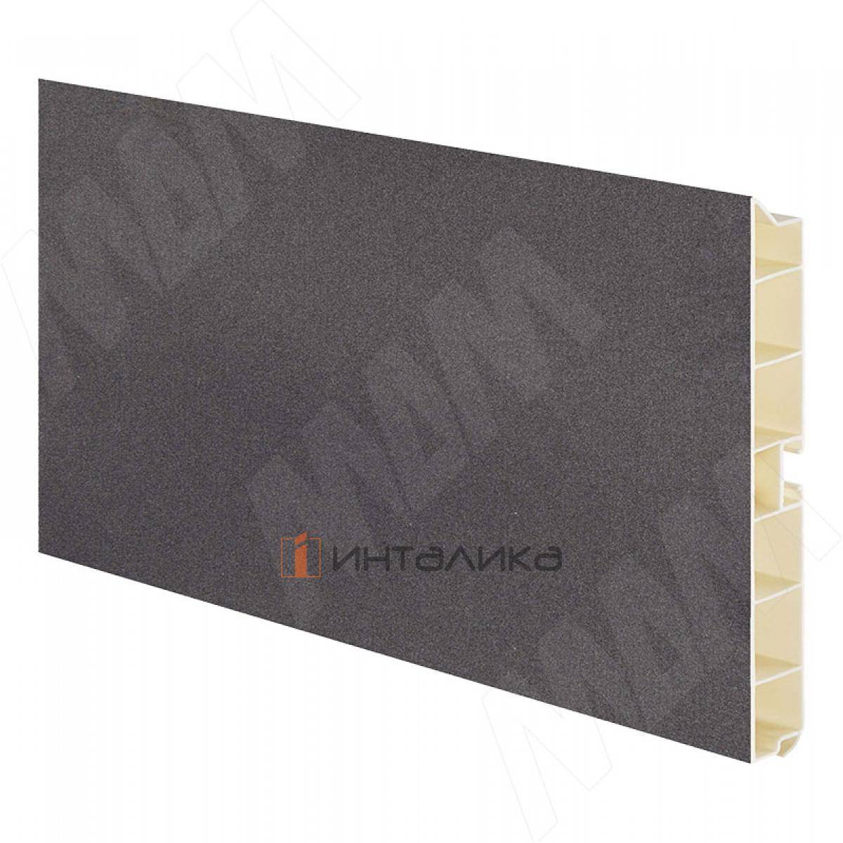 Цоколь пластиковый (высота 150, длина 4000 мм), серый металлик (15.0495 4M)