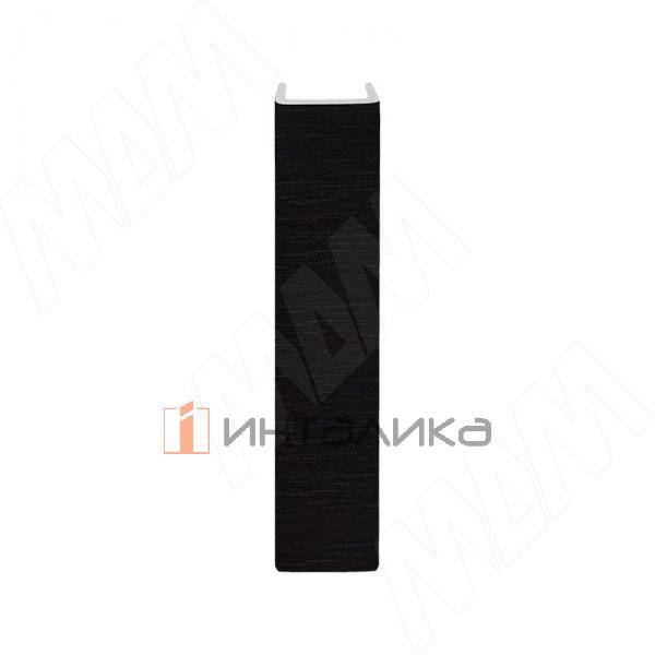 Конечный элемент (высота 120), черный брашированный (19.0499.42) – 1