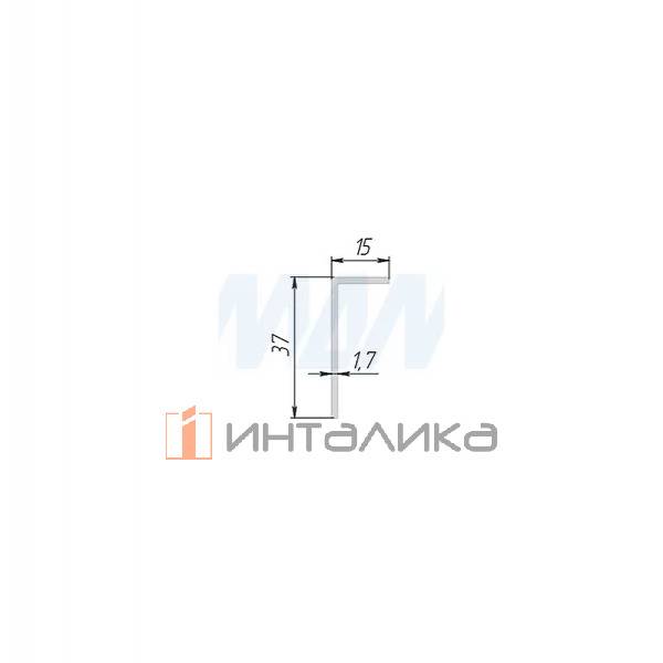 Декоративный карнизный профиль, черный, L-2600 (2792.323) – 2