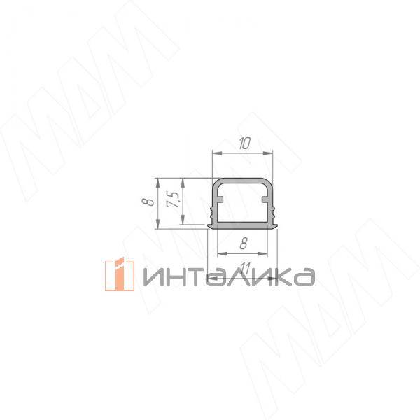 Профиль FW4, врезной, белый, 11,2х8,2 мм, L-2600 – 4