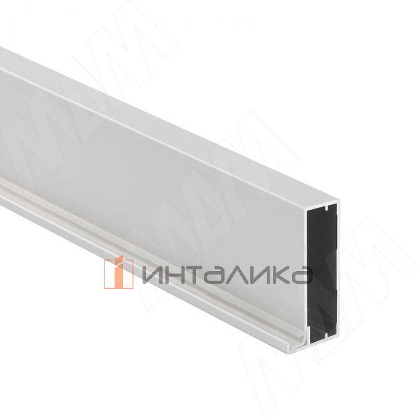 INTEGRO Профиль рамочный широкий, 45х20х4, серебро, L-6000 (IN01137A) – 2