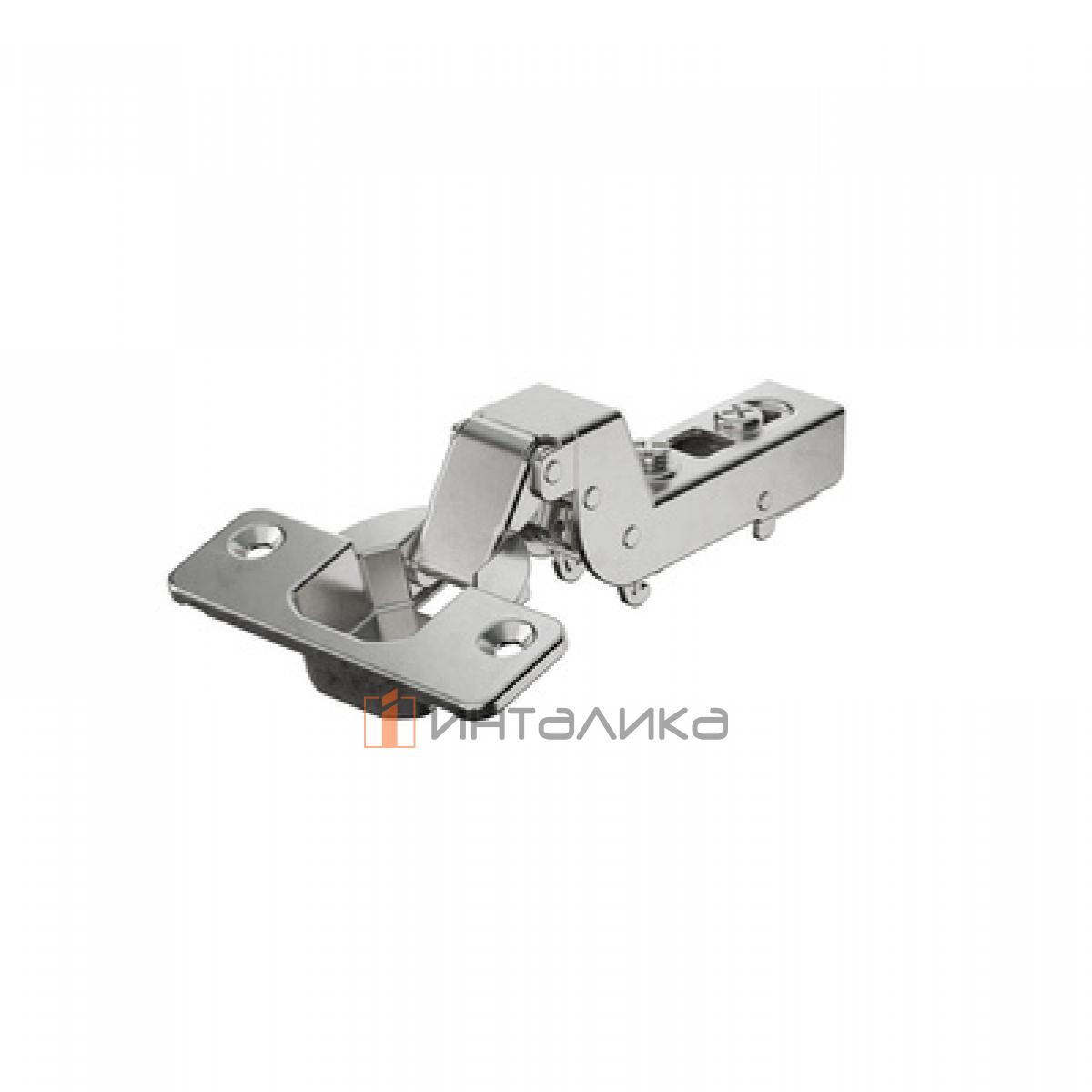 Петля HETTICH Veosys (В -6.5) 105°, для дверей 14-22 мм, вкладная, с доводчиком, TH52, Ø35, под саморезы, нержавеющая сталь