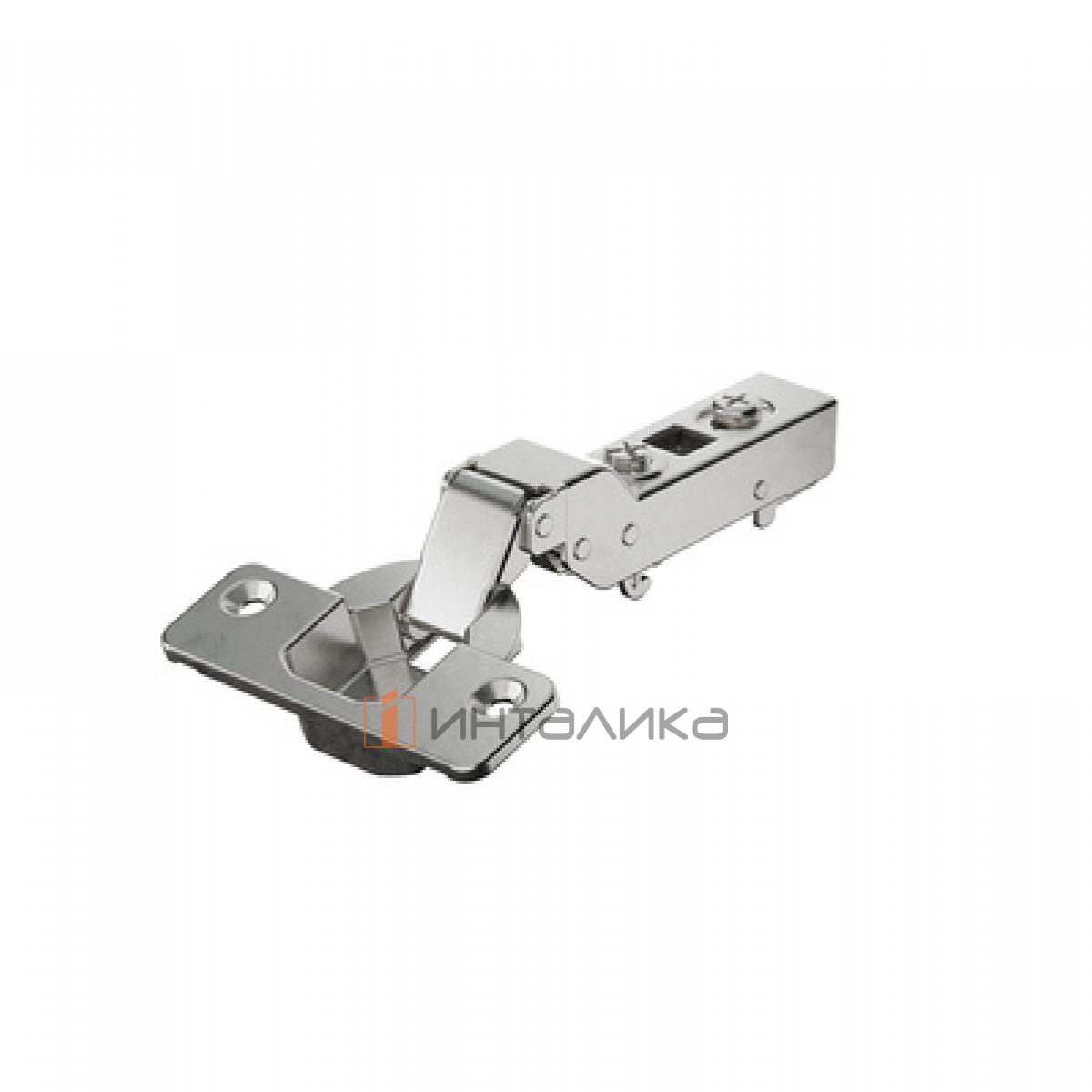 Петля HETTICH Veosys (В 3) 105°, для дверей 14-22 мм, полунакладная, с доводчиком, TH52, Ø35, под саморезы, нержавеющая сталь