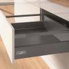 Превью Фасадный ящик стандартный HETTICH InnoTech Atira Quadro V6 Push to Open Silent полного выдвижения, без механизма P2OS, H144, NL300, G30, под саморез, антрацит – 1