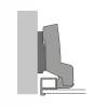 Превью Петля HETTICH Sensys 8631i (B -4) 95°, для алюминиевых рам 23.5 мм, для толстых дверей до 32 мм, вкладная, с доводчиком, с пружиной, черный обсидиан – 2