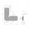 Превью INTEGRO Уголок для сборки узкого рамочного профиля (IN304ZN) – 3