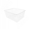 Превью BASE Корзина сетчатая, 190x600x600 мм, белый (КС196060 БЕЛ) – 1