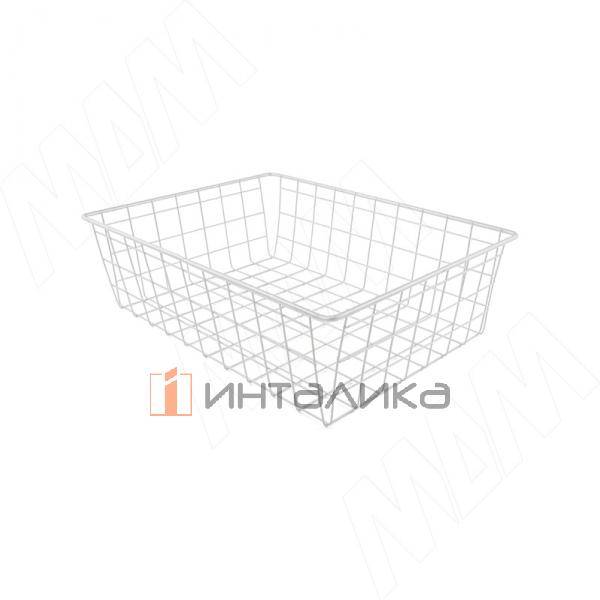 BASE Корзина сетчатая, 120x400x550 мм, белый (КС124055 БЕЛ) – 1