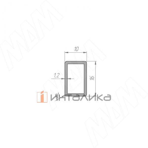 Рейлинг фасадного профиля внутреннего ящика LS Box H173, серый 1200мм (LS02.G.1200) – 2