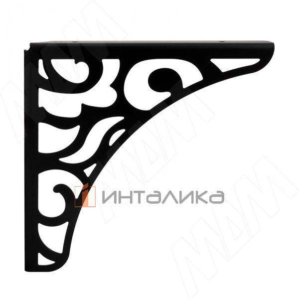 AVIGNON Менсолодержатель (L+R) для деревянных полок, черный матовый (AVG.LFT.RHT.BL) – 3