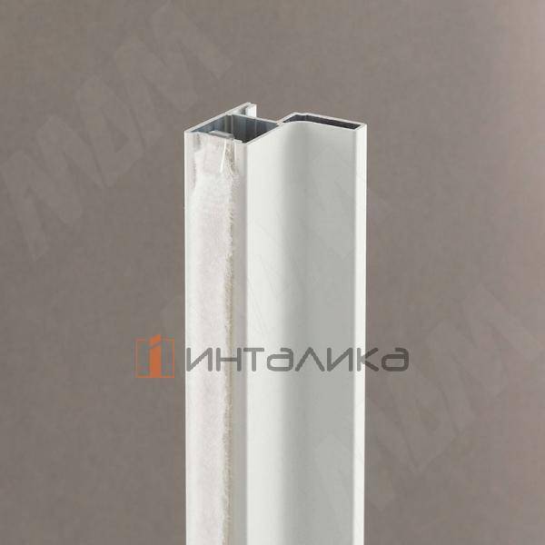 INTEGRO Щеточный уплотнитель, белый, 12 мм (BR3P12WH) – 3