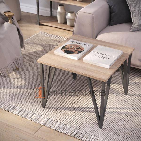 PIN опора для стола V-образная, 180х447+10 мм, графит (PIN180x450 GR) – 4