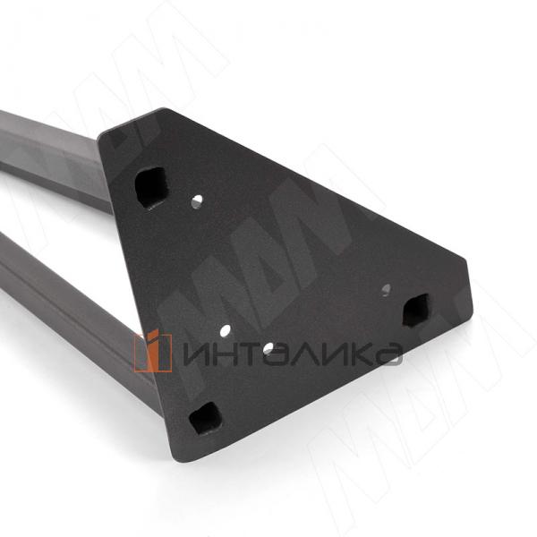 PIN опора для стола V-образная, 180х447+10 мм, графит (PIN180x450 GR) – 3