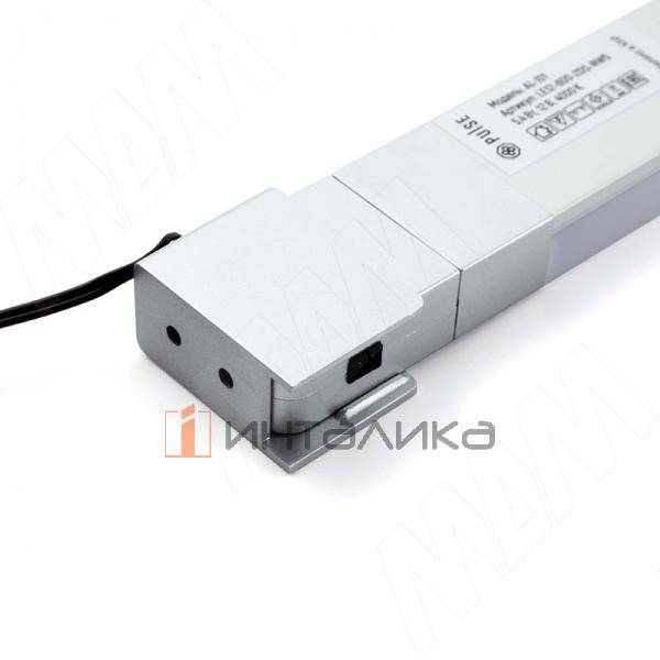 LINE Светильник светодиодный с ИК-выключателем на преграду, цвет серебро, 12V, 559мм, нейтральный белый 4000К, 5,4W (LE12-600-2DS-NW5) – 5