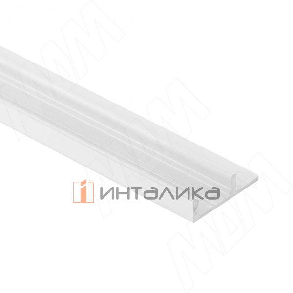 Профиль SM6, накладной, белый матовый, 24,5х6мм, L-3000 – 1