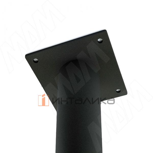 Левадия опора для стола круглая D51, H714+18 мм, черный (RAL 9005, муар)  (LDA50X50/710 BLC) – 3