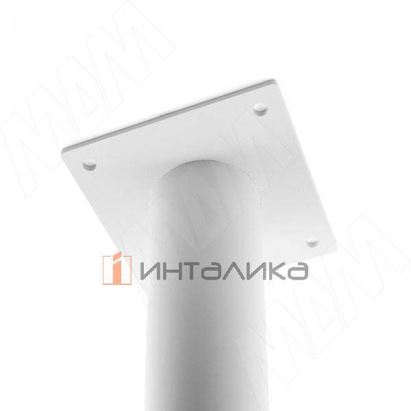 Левадия опора для стола круглая D51, H714+18 мм, белый (RAL 9003, муар)  (LDA50X50/710 WT) – 3