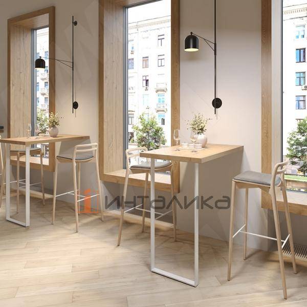 Дижон опора для стола П-образная, 50х10, 445х1040 (+10 мм), белый (RAL 9003, муар) – 6