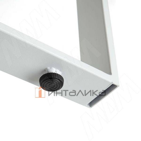 Дижон опора для стола П-образная, 50х10, 445х1040 (+10 мм), белый (RAL 9003, муар) – 2