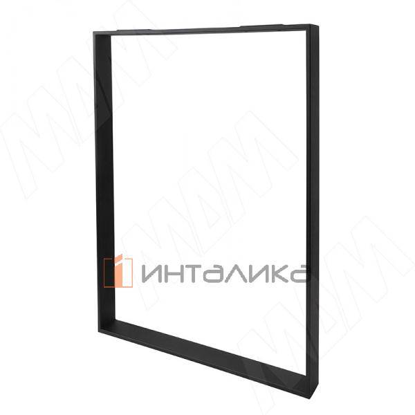 Дижон опора для стола П-образная, 50х10, 595х715 (+10 мм), черный (RAL 9005, муар) – 2