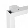 Превью Пилар опора для стола П-образная, 60х30, 445хH820-870 (+10 мм), белый (RAL 9003, муар) – 3