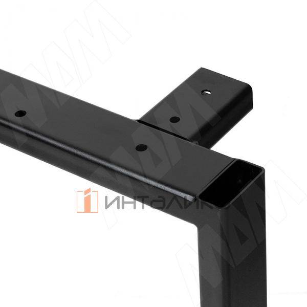 Бордо опора для стола П-образная, 595х400 мм, черный (RAL 9005, муар) – 3