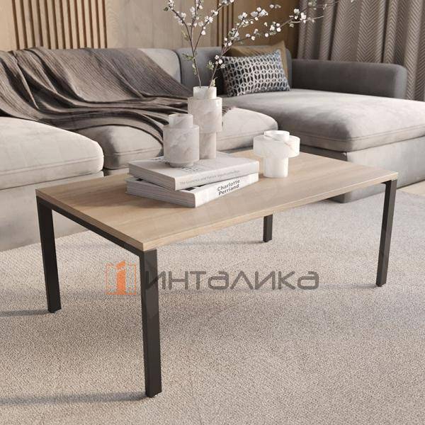 Лион опора для стола П-образная, 595х400 мм, черный (RAL 9005, муар) – 7